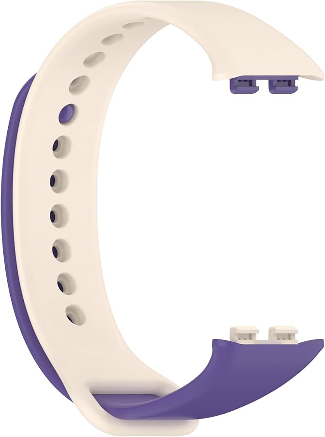 Purple Starlight Silicone Replacement Watch Band For Band 9 Smartwatch Accessory - Image 4